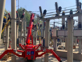 斯派特電力維修蜘蛛吊車(chē)